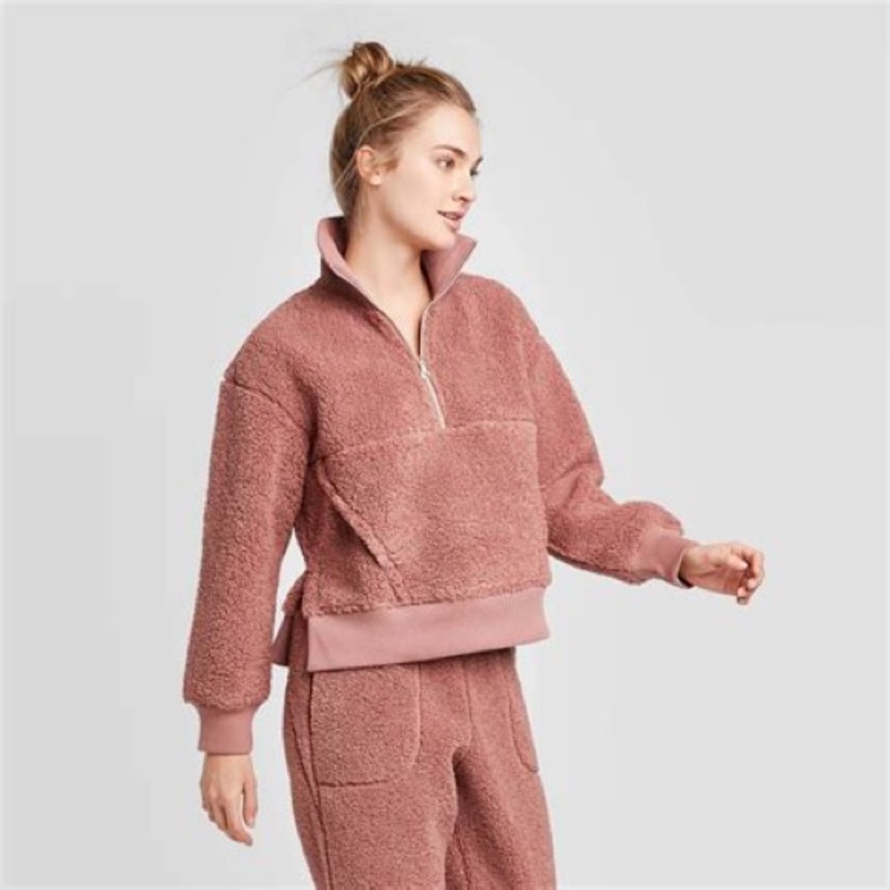 Joy Lab Faux Sherpa Pullover